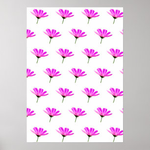 Pink Daisy Poster