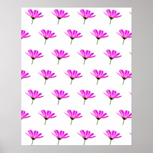 Pink Daisy Poster (Vorne)