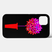 Pink Daisy Puff Topiary Case-Mate iPhone Hülle (Rückseite (Horizontal))