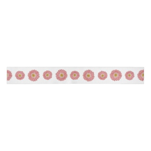 Pink Daisy Ripsband (Vorderseite)