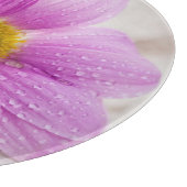 Pink Daisy Round Cutting Board Schneidebrett (Ecke)