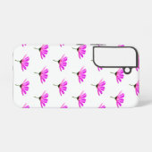 Pink Daisy Samsung Galaxy Hülle (Rückseite (Horizontal))