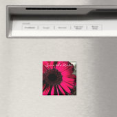 Pink Daisy Save the Date Magnet (In Situ (Geschirrspüler))