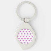 Pink Daisy Schlüsselanhänger (Vorderseite)