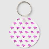 Pink Daisy Schlüsselanhänger (Rückseite)