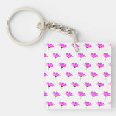 Pink Daisy Schlüsselanhänger (Vorderseite)