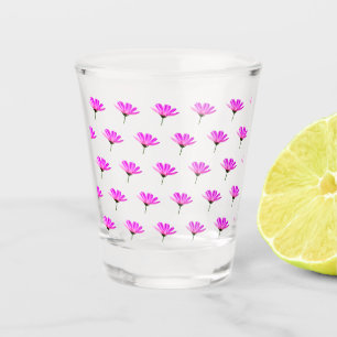 Pink Daisy Schnapsglas