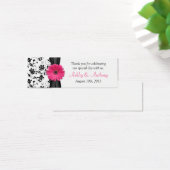 Pink Daisy Schwarz-weiß Floral Gastgeschenk Hochze (Schreibtisch)