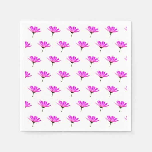 Pink Daisy Serviette (Vorderseite)