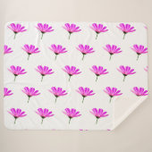 Pink Daisy Sherpadecke (Vorderseite (Horizontal))