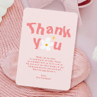 Pink Daisy Spring Baby in Bloom Baby Dusche