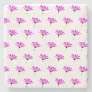 Pink Daisy Steinuntersetzer