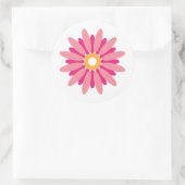 Pink Daisy Sticker (Tasche)