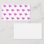 Pink Daisy Terminkarte (Vorne/Hinten)