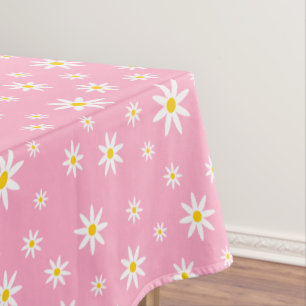 Pink Daisy Tischdecke