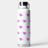 Pink Daisy Trinkflasche (Rückseite)