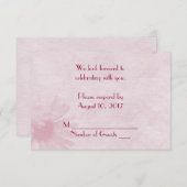 Pink Daisy UAWG Einladung (Vorne/Hinten)