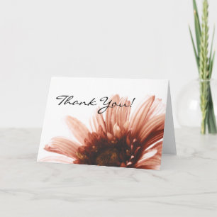 Pink Daisy Vielen Dank Dankeskarte