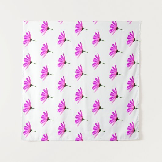 Pink Daisy Wandteppich (Vorderseite)