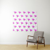 Pink Daisy Wandteppich (Beispiel (Horizontal))