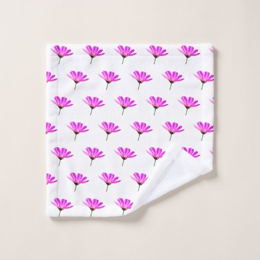 Pink Daisy Waschlappen (Waschlappen)