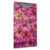 Pink Daisy Weave Klemmbrett (Rechts)