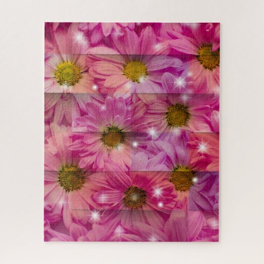 Pink Daisy Weave Puzzle (Vertikal)