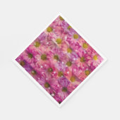 Pink Daisy Weave Serviette (Ecke)