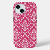 Pink Damask #1 bei VictoriaShaylee Case-Mate iPhone Hülle (Rückseite)