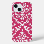 Pink Damask #3 bei VictoriaShaylee Case-Mate iPhone Hülle (Rückseite)