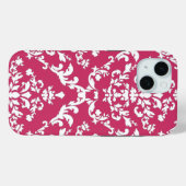Pink Damask #3 bei VictoriaShaylee Case-Mate iPhone Hülle (Rückseite (Horizontal))
