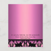 Pink Damask Flyer (Hinten)