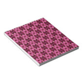 Pink Damask Herz Notizblock (angewinkelt)