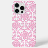 Pink Damask Muster Case-Mate iPhone Hülle (Rückseite)