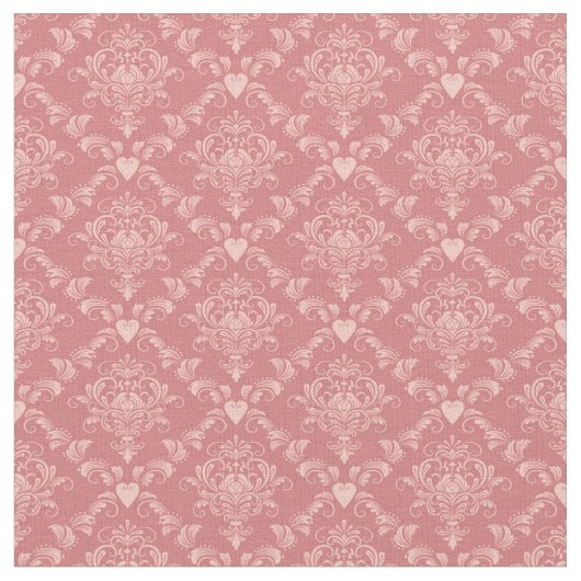 Pink Damask Stoff (Nahaufnahme)