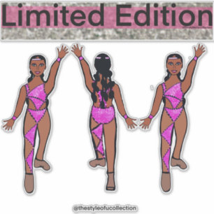 Pink Dancer Stickers #3 Aufkleber