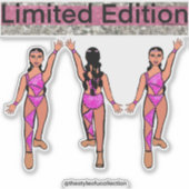 Pink Dancer Stickers #4 Aufkleber (Vorderseite)