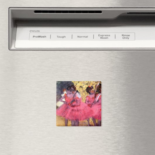 Pink Dancers, Edgar Degas Magnet (In Situ (Geschirrspüler))
