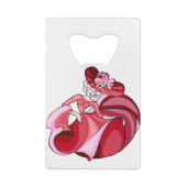 Pink Dancing Girl Geldbeutel Flaschenöffner (Rückseite)