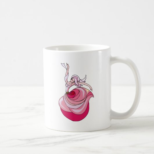 Pink Dancing Girl Kaffeetasse (Rechts)