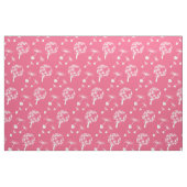 Pink Dandelion Heart Seeds Stoff (Fat Quarter (45,7 x 55,9 cm))