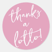 Pink dank Lotto Sticker Lotterie Ticket Gefallen (Vorderseite)