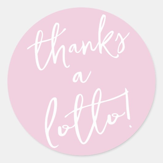 Pink dank Lotto Sticker Lotterie Ticket Gefallen (Vorderseite)