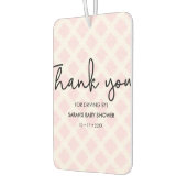 Pink Danke Drive by Baby Dusche Günstige Herz Autolufterfrischer (Links)