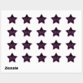 Pink Danke | Du bist der beste Star Sticker (Blatt)