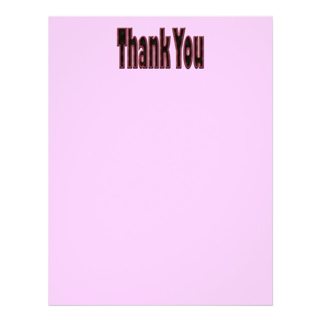 Pink danke flyer (Vorne)