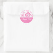 Pink Danke für die Aufkleber (Tasche)