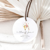 Pink Danke Pearls & Prosecco Brautparty Geschenkanhänger