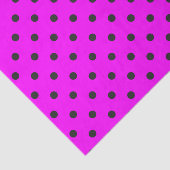 Pink & Dark Gray Polka Dots Seidenpapier (Ausschnitt)