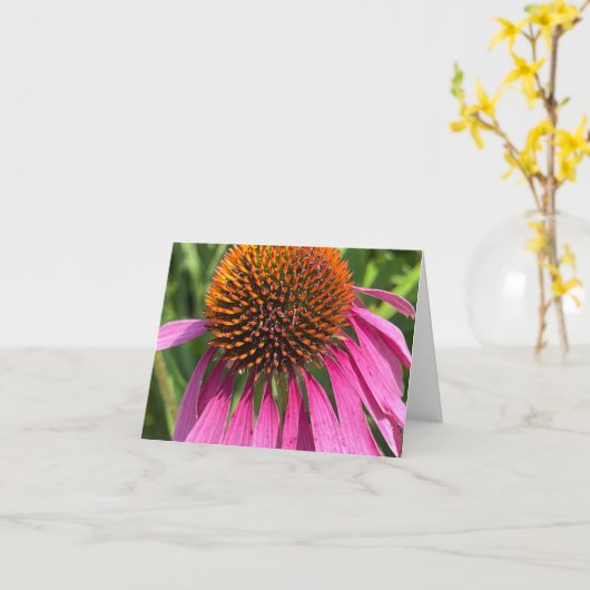 Pink Day - Danke, Cards Karte (Gelbe Blume)